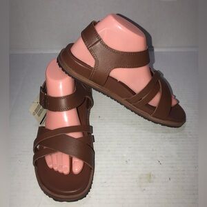 Kamik Women's Sadie Hybrid Ortholite Sandals in Dark Brown Sz 9 NWOB